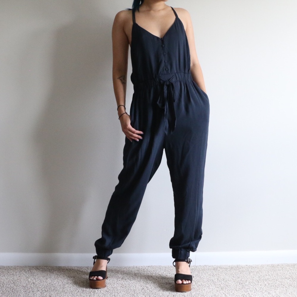 Navy jumpsuit